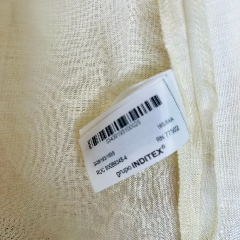 Zara Cream High-Neck Top - Picture 8 of 8